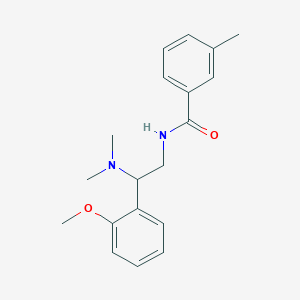 N-[2-(dimethylamino)-2-(2-methoxyphenyl)ethyl]-3-methylbenzamide