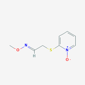 (1E)-N-Methoxy-2-[(1-oxido-2-pyridinyl)sulfanyl]ethanimine
