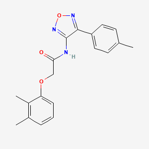 2-(2,3-dimethylphenoxy)-N-[4-(4-methylphenyl)-1,2,5-oxadiazol-3-yl]acetamide