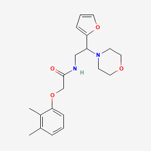 2-(2,3-dimethylphenoxy)-N-[2-(furan-2-yl)-2-(morpholin-4-yl)ethyl]acetamide