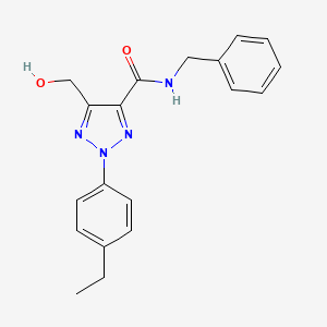 molecular formula C19H20N4O2 B11394754 N-benzyl-2-(4-ethylphenyl)-5-(hydroxymethyl)-2H-1,2,3-triazole-4-carboxamide 