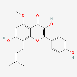 molecular formula C21H20O6 B1139477 Sophoflavescenol CAS No. 216450-65-6