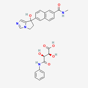 molecular formula C28H28N4O7 B1139479 TAK-700(salt) CAS No. 426219-53-6