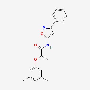 2-(3,5-dimethylphenoxy)-N-(3-phenyl-1,2-oxazol-5-yl)propanamide