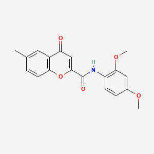 N-(2,4-dimethoxyphenyl)-6-methyl-4-oxo-4H-chromene-2-carboxamide