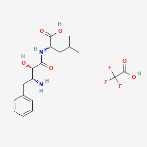 molecular formula C18H25F3N2O6 B1139483 三氟乙酸贝司他丁 CAS No. 223763-80-2