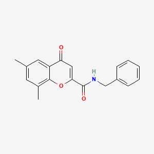 N-benzyl-6,8-dimethyl-4-oxo-4H-chromene-2-carboxamide