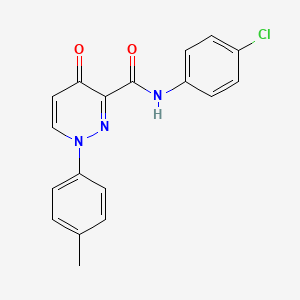 N-(4-chlorophenyl)-1-(4-methylphenyl)-4-oxo-1,4-dihydropyridazine-3-carboxamide