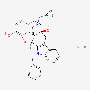 molecular formula C33H32N2O3.HCl B1139493 N-Benzylnaltrindole hydrochloride CAS No. 1206487-81-1