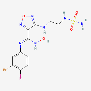 molecular formula C11H13BrFN7O4S B1139497 Epacadostat CAS No. 1204669-37-3