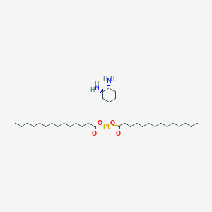 molecular formula C34H68N2O4Pt B1139502 Miriplatin CAS No. 141977-79-9