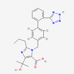 molecular formula C24H22D4N6O3 B1139503 Olmesartan D4 CAS No. 1420880-41-6