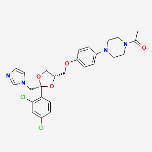 molecular formula C26H28Cl2N4O4 B1139504 Xolegel CAS No. 142128-59-4