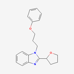 1-(3-phenoxypropyl)-2-(tetrahydrofuran-2-yl)-1H-benzimidazole