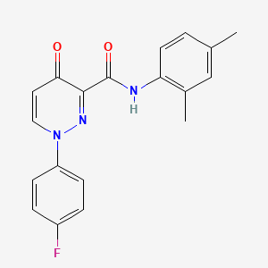 N-(2,4-dimethylphenyl)-1-(4-fluorophenyl)-4-oxo-1,4-dihydropyridazine-3-carboxamide