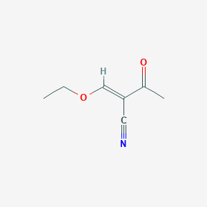 molecular formula C7H9NO2 B1139541 2-Ethoxymethylene-3-oxobutanenitrile CAS No. 105224-25-7