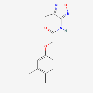 2-(3,4-dimethylphenoxy)-N-(4-methyl-1,2,5-oxadiazol-3-yl)acetamide