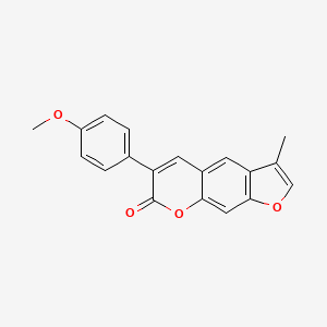 6-(4-methoxyphenyl)-3-methyl-7H-furo[3,2-g]chromen-7-one