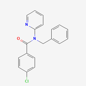 N-benzyl-4-chloro-N-pyridin-2-ylbenzamide