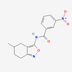 N-(5-methyl-4,5,6,7-tetrahydro-2,1-benzoxazol-3-yl)-3-nitrobenzamide