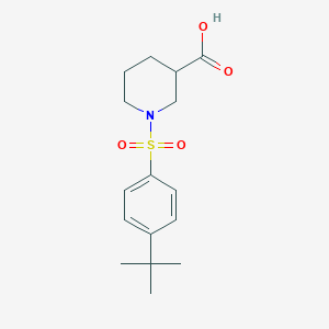 1-[(4-Tert-butylphenyl)sulfonyl]piperidine-3-carboxylic acid