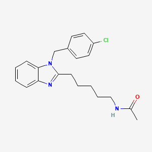 N-{5-[1-(4-chlorobenzyl)-1H-benzimidazol-2-yl]pentyl}acetamide