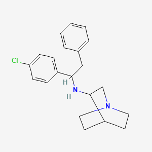 N-[1-(4-chlorophenyl)-2-phenylethyl]-1-azabicyclo[2.2.2]octan-3-amine