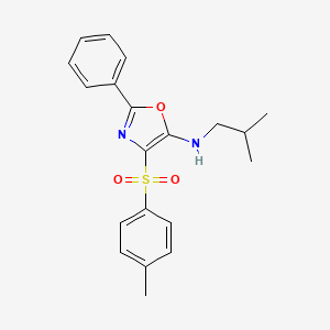 4-[(4-methylphenyl)sulfonyl]-N-(2-methylpropyl)-2-phenyl-1,3-oxazol-5-amine