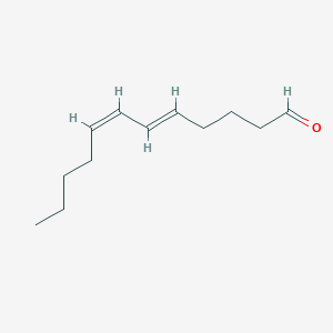 molecular formula C12H20O B1139635 5E,7Z-Dodecadienal CAS No. 75539-65-0