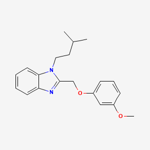 2-[(3-methoxyphenoxy)methyl]-1-(3-methylbutyl)-1H-benzimidazole