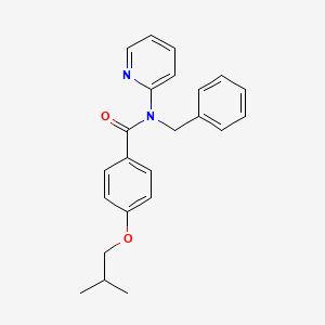 N-benzyl-4-(2-methylpropoxy)-N-(pyridin-2-yl)benzamide