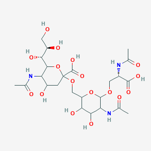 molecular formula C₂₄H₃₉N₃O₁₇ B1139652 STn Epitope N-Acetate CAS No. 385398-89-0