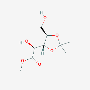 molecular formula C₉H₁₆O₆ B1139656 Methyl 3,4-O-Isopropylidene-D-lyxonate CAS No. 359437-02-8