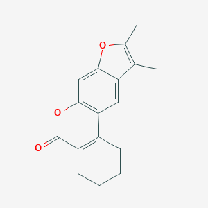 9,10-dimethyl-1,2,3,4-tetrahydro-5H-benzo[c]furo[3,2-g]chromen-5-one