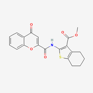 methyl 2-{[(4-oxo-4H-chromen-2-yl)carbonyl]amino}-4,5,6,7-tetrahydro-1-benzothiophene-3-carboxylate