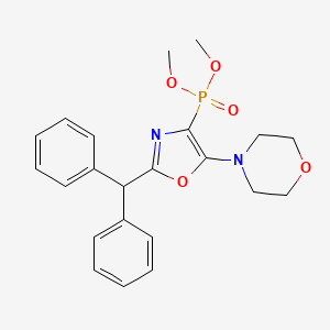 Dimethyl [2-(diphenylmethyl)-5-(morpholin-4-yl)-1,3-oxazol-4-yl]phosphonate