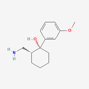 molecular formula C₁₄H₂₁NO₂ B1139673 (1R,2R)-2-(Aminomethyl)-1-(3-methoxyphenyl)cyclohexan-1-OL CAS No. 185502-39-0