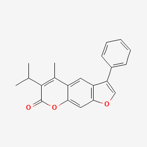 6-isopropyl-5-methyl-3-phenyl-7H-furo[3,2-g]chromen-7-one