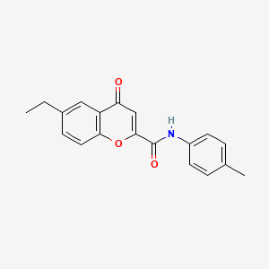 6-ethyl-N-(4-methylphenyl)-4-oxo-4H-chromene-2-carboxamide