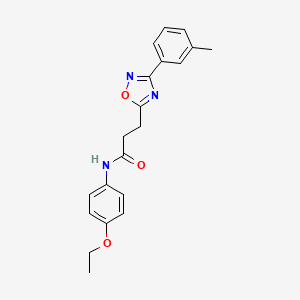 N-(4-ethoxyphenyl)-3-[3-(3-methylphenyl)-1,2,4-oxadiazol-5-yl]propanamide