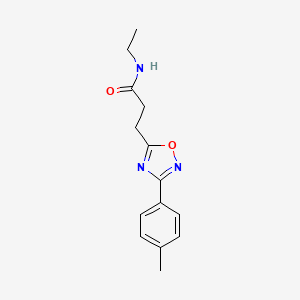 N-ethyl-3-[3-(4-methylphenyl)-1,2,4-oxadiazol-5-yl]propanamide