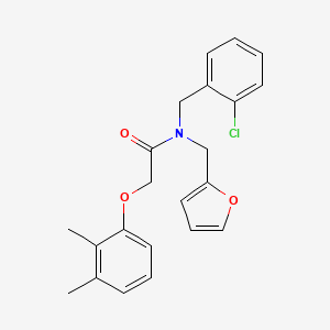 N-(2-chlorobenzyl)-2-(2,3-dimethylphenoxy)-N-(furan-2-ylmethyl)acetamide