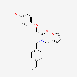 N-(4-ethylbenzyl)-N-(furan-2-ylmethyl)-2-(4-methoxyphenoxy)acetamide