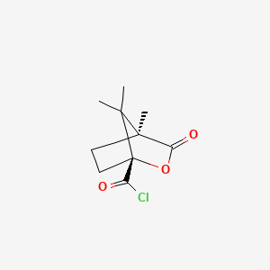 molecular formula C10H13ClO3 B1139735 (+)-CAMPHANIC ACID CHLORIDE CAS No. 104530-16-7