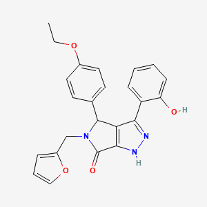 4-(4-ethoxyphenyl)-5-(furan-2-ylmethyl)-3-(2-hydroxyphenyl)-4,5-dihydropyrrolo[3,4-c]pyrazol-6(1H)-one