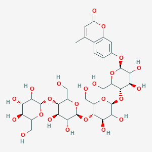 molecular formula C₃₄H₄₈O₂₃ B1139739 4-甲基伞形花素 |A-D-纤维四糖 CAS No. 84325-19-9
