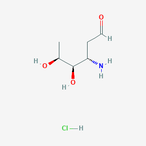 molecular formula C₆H₁₄ClNO₃ B1139741 L-Acosamine Hydrochloride CAS No. 56501-70-3