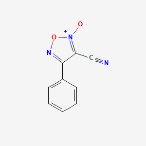 B1139744 4-Phenyl-3-furoxancarbonitrile CAS No. 125520-62-9