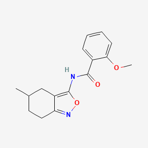 2-methoxy-N-(5-methyl-4,5,6,7-tetrahydro-2,1-benzoxazol-3-yl)benzamide