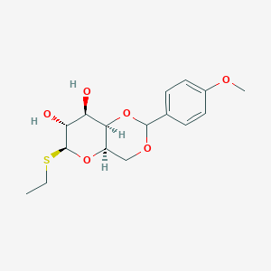 molecular formula C₁₆H₂₂O₆S B1139763 （4aR、6S、7R、8R、8aR）-6-乙基硫代-2-(4-甲氧基苯基)-4、4a、6、7、8、8a-六氢吡喃并[3，2-d][1，3]二氧杂环-7、8-二醇 CAS No. 311797-19-0